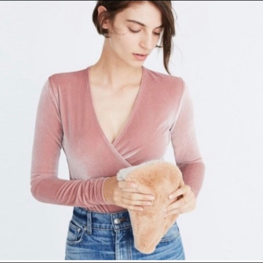 Madewell Tops | Velvet Blush Madewell Bodysuit